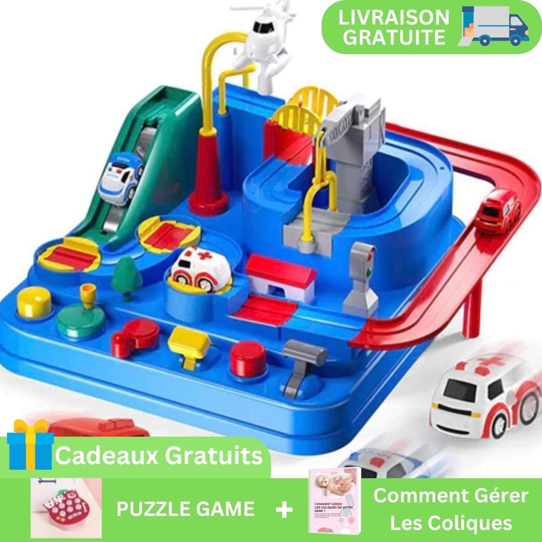 Jeu d'aventure de Voitures | AdventureGameCar™ - Mon Bébé Royal